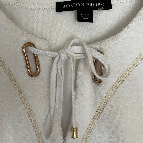 Boston Proper Dress, size M, Cloth Swim Cover Up, like new - Picture 3 of 6